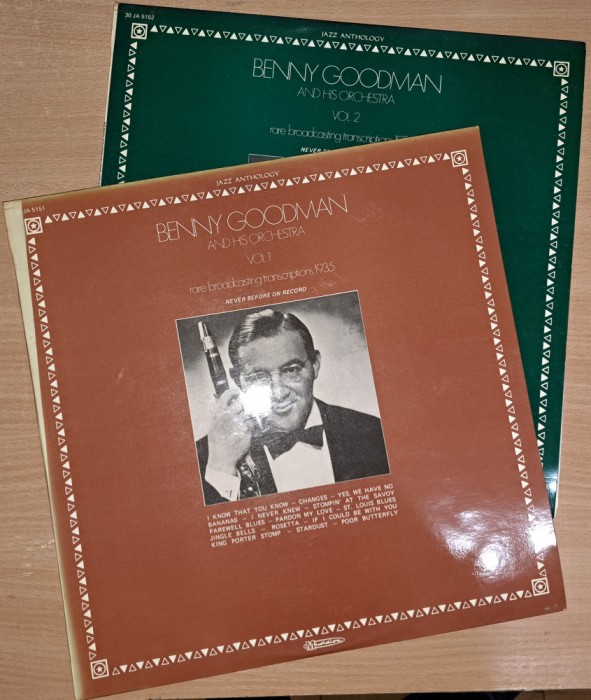 Disc Vinil Benny Goodman-Vol. 1 &amp; Vol2 -Musidisc- JA 5151, JA 5152