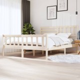 Cumpara ieftin Cadru de pat, Super King, 180x200 cm, lemn masiv