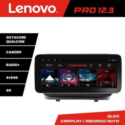 Navigatie Renault Clio 3 2005-2013 Lenovo PRO 4+64 12.3 inch qled android 4G DSP gps internet Co CarStore Technology foto