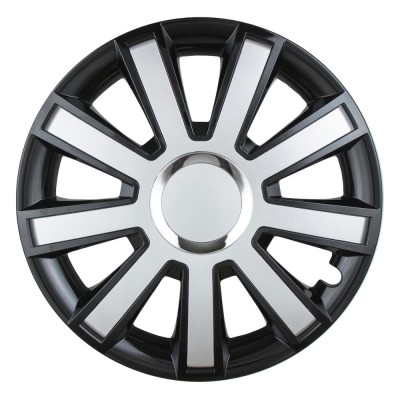 Set 4 Capace Flash Negru Si Argintiu R16 foto