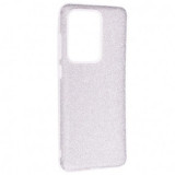 Husa Cover Fashion Glitter pentru Samsung Galaxy S21 Plus Argintiu