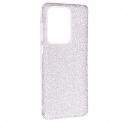 Husa Cover Fashion Glitter pentru Samsung Galaxy S21 Plus Argintiu foto