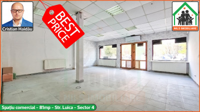 Spatiu comercial / birouri | 81 mp | Stradal | Str Luica - Sector 4 foto