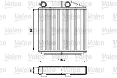 VALEO 811502 Schimbator caldura, incalzire habitaclu foto