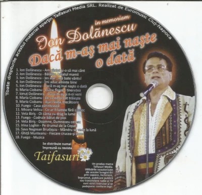 CD ION DOLANESCU In Memoriam Daca m-as mai naste o data revista Taifasuri foto