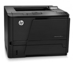 Imprimanta LaserJet monocrom A4 HP M401D, 33 pagini/minut, 50.000 pagini lunar, 1200 x 1200 DPI, Duplex, 1 x USB, Cartus Toner Inclus foto