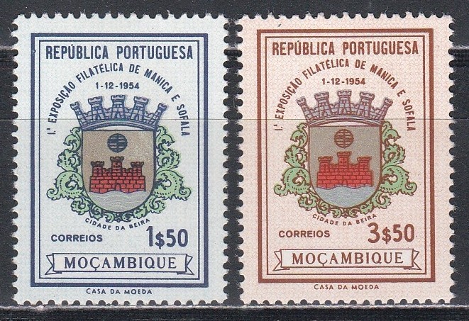 Mozambic 1955 - Prima Expoziție Filatelică, Manica și Sofala, MNH