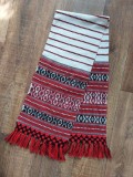 Stergar tindeu taranesc popular tesut, 132x38cm, vechi, vintage,
