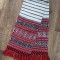 Stergar tindeu taranesc popular tesut, 132x38cm, vechi, vintage,