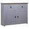 Gossi servanta, gri, 93 x 40 x 80 cm, lemn masiv pin, gama panama