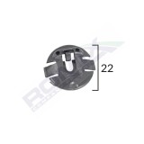 Clema Fixare Elemente Roata Pentru Audi, Vw Negru Set 10 Buc 135664 C70142-RMX