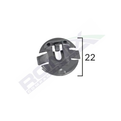 Clema Fixare Elemente Roata Pentru Audi, Vw Negru Set 10 Buc 135664 C70142-RMX foto