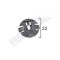 Clema Fixare Elemente Roata Pentru Audi, Vw Negru Set 10 Buc 135664 C70142-RMX