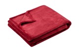 Patura Doudou 130x160cm, Culoare Rosu, 100% Poliester