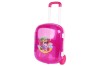 Valiza Troler Copii TechnoK Roz, Roti, Maner Ajustabil, +3 Ani, Voiaj, Jucarie Fetite, Calatorie, 34.5x26x16cm