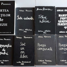 Adrian Paunescu - OPERE COMPLETE 63 volume editii princeps + 11 carti adiacente
