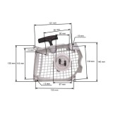 Demaror drujba - compatibil Stihl MS 291