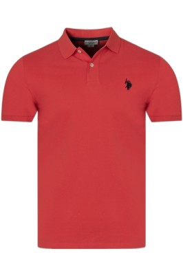 Tricou U.S. POLO ASSN. King rosu foto