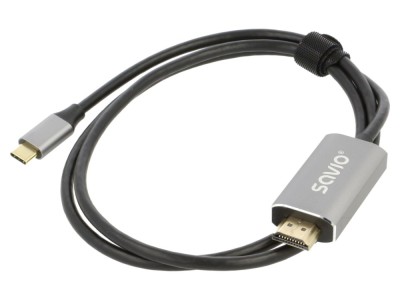 Adaptor HDCP 2.3 HDMI USB C Aurit foto