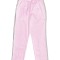 Pantaloni Medicali Pe Stil, Roz cu dunga alba cu Elastan cu Elastic - XS, talia-0-104cm