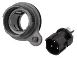 Conector Circular Soclu Tată 3 PIN Nichelat Buccaneer 7000