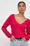 Cumpara ieftin Morgan pulover femei, culoarea roz, light