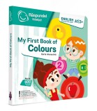 Carte interactiva, Raspundel Istetel, My first book of colors, Limba engleza