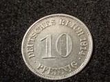 10 pfennig 1914 E (in capsula), stare UNC [poze], Europa