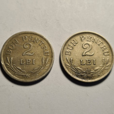 Lot 2 lei 1924 Ambele Monetarii Poissy si Bruxelles