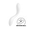 Vibrator Punctul G Rrrolling Pleasure, Alb, 22 cm