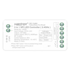 Controler MiBoxer SPIR3 3in1 banda LED digitala 2.4Ghz, DC5V-24V, 10A, SPIR3