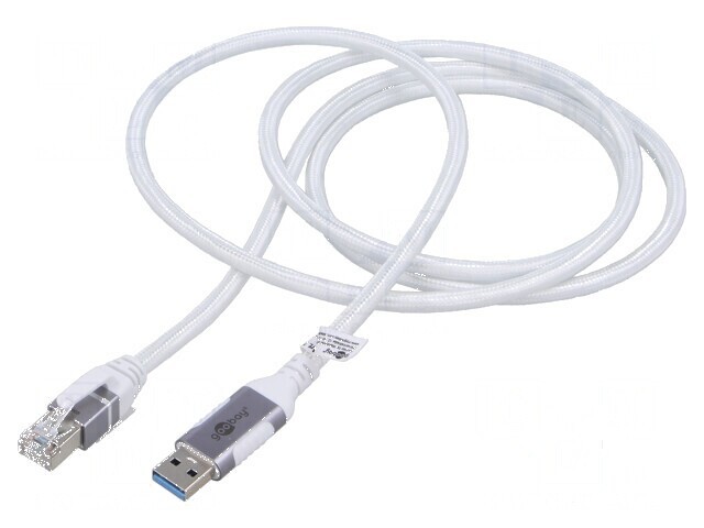 Cablu USB 3.0 RJ45 alb 1m