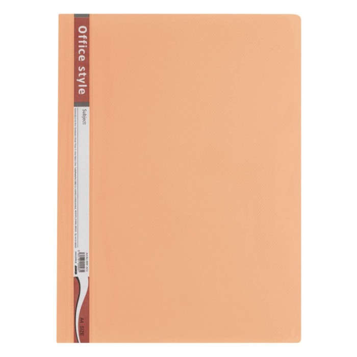 Dosar Plastic Office Style, A4, Sină, Culoare Somon