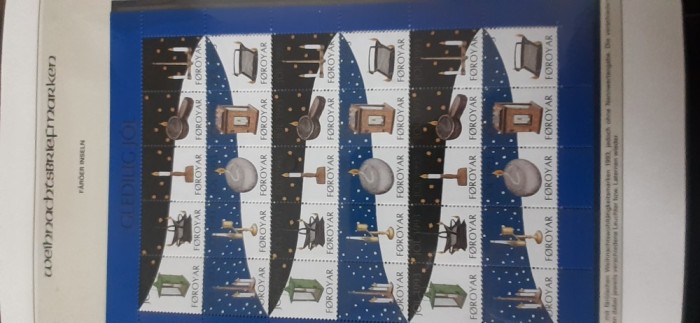 Feroe-Craciun 1993-bloc vignete - nestampilat MNH(W 2)