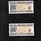 Set Guinea Guineea 2 x 100 francs 1998 + 2012 unc