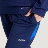 Pantalon de trening Fotbal VIRALTO Albastru Damă, Kipsta