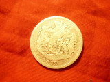 Moneda 1 leu 1873 Carol I argint , cal. mediocra