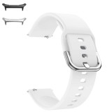 Curea din silicon compatibila cu Samsung Galaxy Watch Ultra, Daisy White