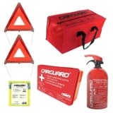 Cumpara ieftin Kit Auto Omologat RAR: Stingator 1kg, Trusa Medicala DIN13164, Vesta XL, 2 Triunghiuri Reflectorizante, Geanta Portbagaj