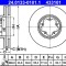 ATE 24.0133-0101.1 Disc frana