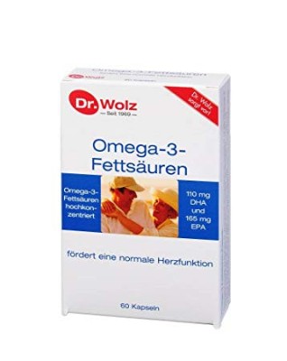 Omega 3 Fettsauren 60cps Dr.Wolz foto