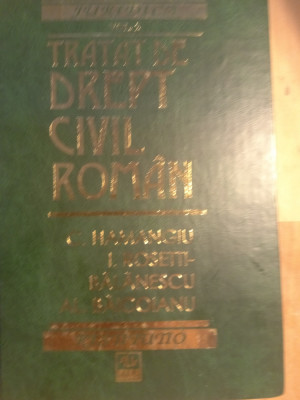 Tratat de drept civil rom&amp;acirc;n,c hamangiu,vol. 2 foto