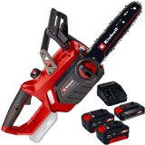 Einhell GE-LC 18/25 Li PXC + Starter Kit + Twinpack - Drujba 25 cm 4.3 m/s + Set 1 acumulator si incarcator Li-Ion 18 V 2.5 Ah + Set 2 acumulatori Li-
