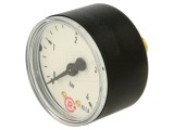 Manometru PNEUMAT 204-K, 0-4 bar, 50mm, Conector G1/4, Clasa Acuratete 1.6, Carcasa Plastic
