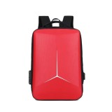 Cumpara ieftin Rucsac unisex, Lorcan GT3749, port USB, Rosu