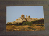 MALTA - MDINA ( MEDINA ) - VEDERE GENERALA A ORASULUI DIN AFARA -, Necirculata, Fotografie