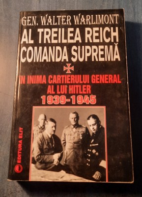 Al treilea reich comanda suprema Walter Warlimont foto