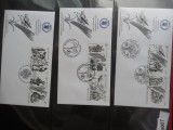 ONU -HRANA PENTRU VIATA-SET 3 FDC ALE CELOR 3 ADMINISTRATII POSTALE