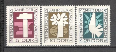 D.D.R.1968 Anul international al drepturilor omului SD.236 foto