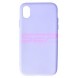 Husa Silicon iPhone XR Mov Lavanda, High Copy, Protectie Premium